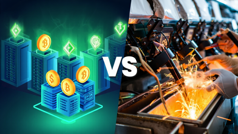 diferença entre staking e mineração