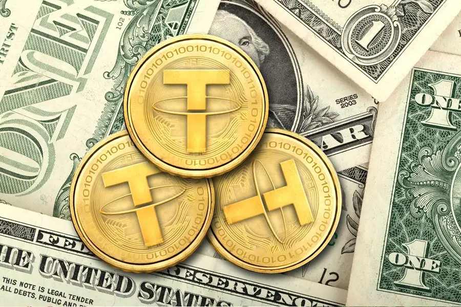 tether-Stablecoins lastreadas em dólar