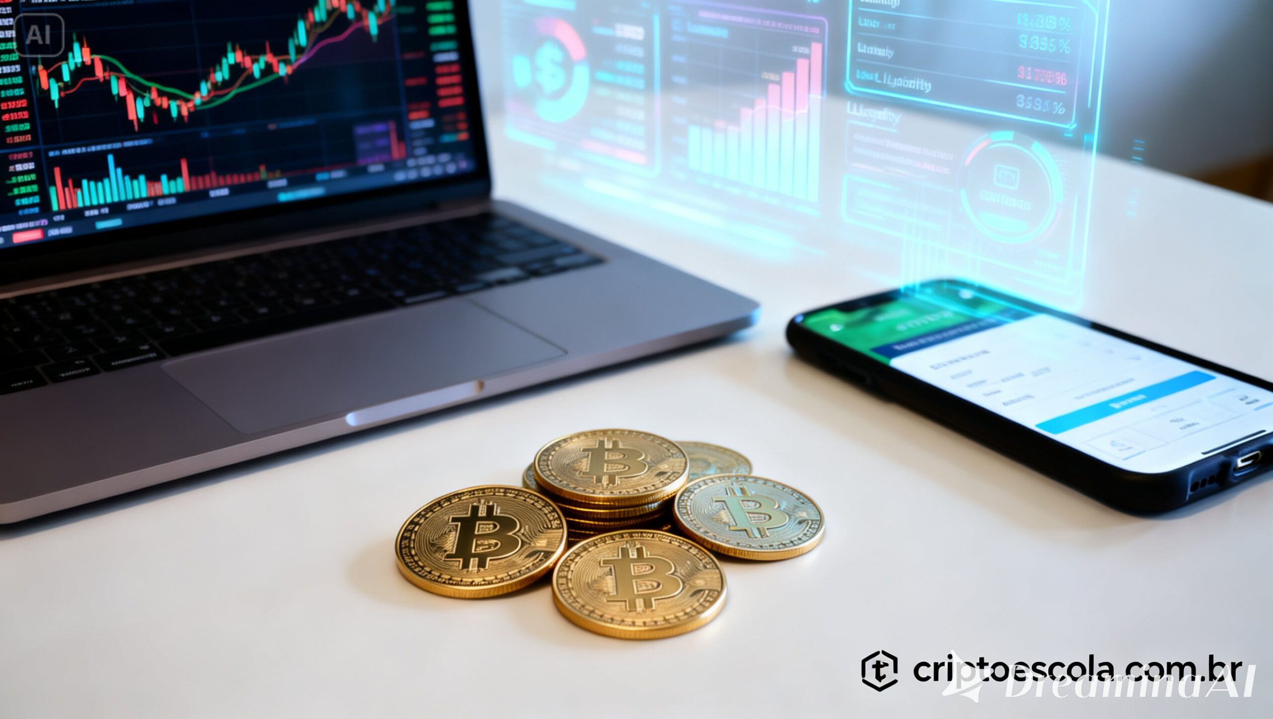 liquidez explicação simples cripto