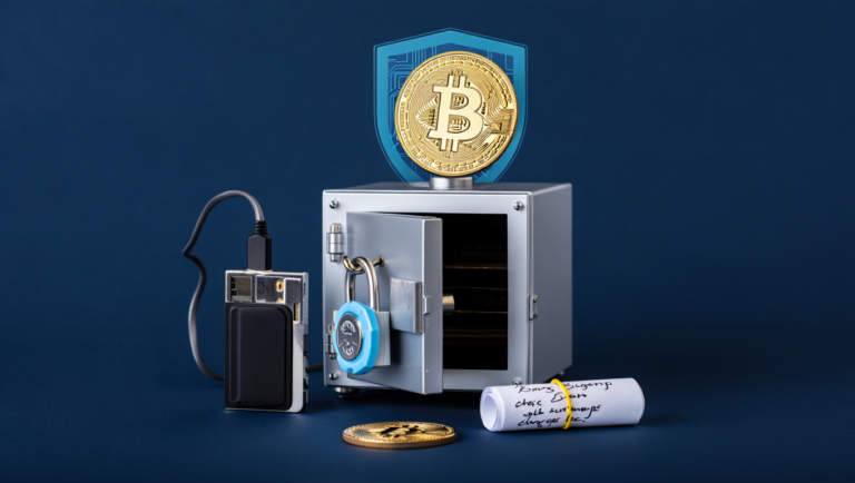guardar bitcoin com segurança